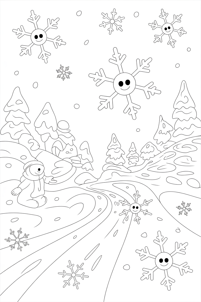 Snowflakes – Christmas Activity Book (Matching the Play Script)
